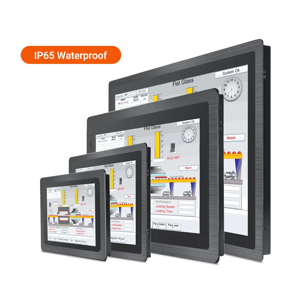 IP65 Waterproof Industrial Touch Screen Monitor Aluminum Alloy