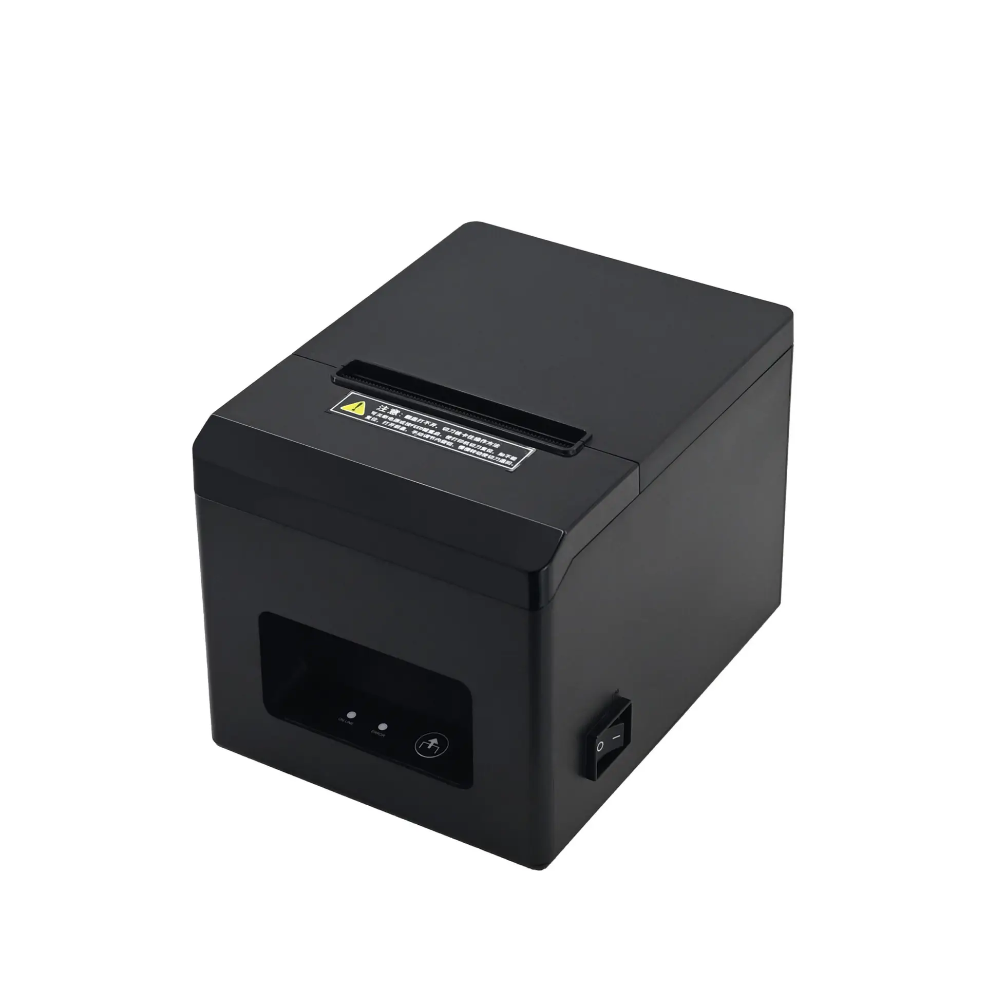 Black 80mm Thermal Receipt Printer with Auto Cutter