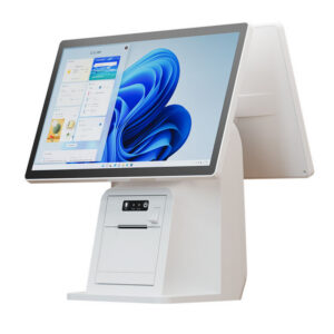 Intel i5 Dual Screen POS System with built-in printer