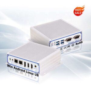 Fanless Embedded Mini PC Aluminum Alloy N100 Dual LAN
