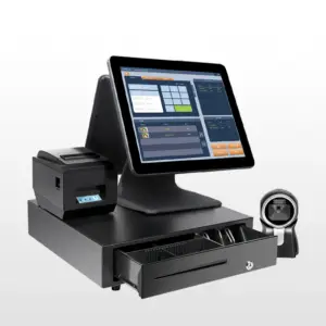 15.6 inch Windows Cash Register POS System Set Black