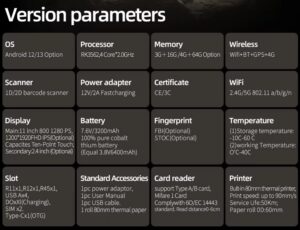 Built-in 80mm thermal receipt printer on F1-T1 POS terminal with auto-cutter