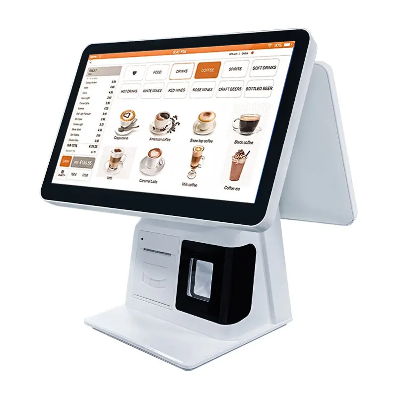 Touchscreen POS terminal for Android or Windows hardware configuration review